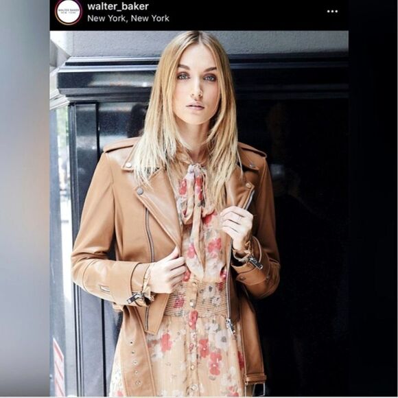 Walter baker | Artur chiffon midi dress in Poppy Paradise - Picture 14 of 15